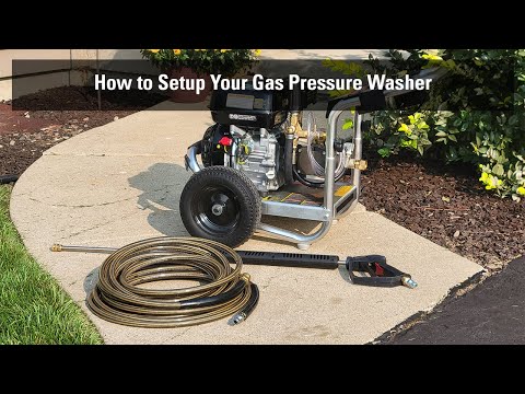 How to Setup Your Gas Pressure Washer