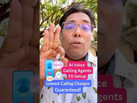Ai voice calling India - zero rupees setup - lowest calling charges guaranteed