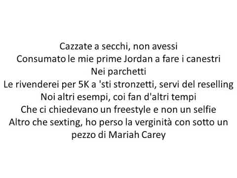 Tormento feat. J-Ax - Acqua su Marte (Testo/Lyrics)