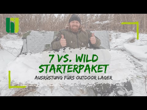 7 vs. WILD STARTERPAKET - So stattest Du Dein Outdoor-Nachtlager mit der richtigen Ausrüstung aus!