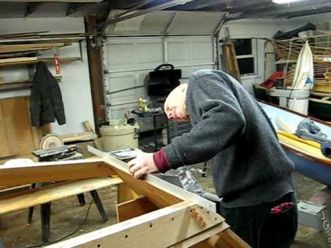 Beveling the transom