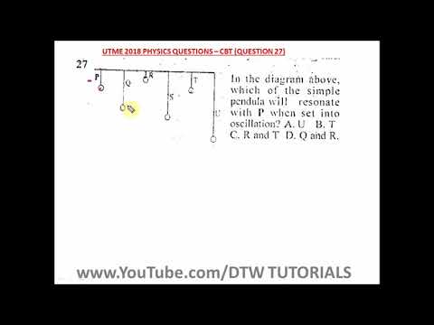 Resonance in Physics - Jamb Past Question Solved 2018(Qst 27)