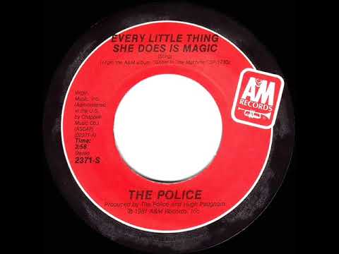 1981 HITS ARCHIVE: Every Little Thing She Does Is Magic - Police (stereo 45 single version--#1 UK)
