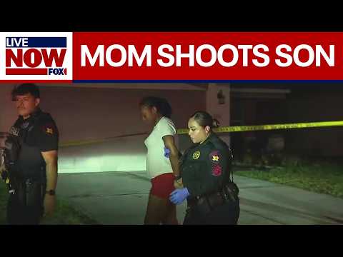 Video | Mom arrested after shooting teen son, police say