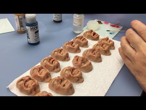 0015 Murdoch Stop Motion Puppet - Part 2 Painting Face Replacements - MOREZMORE
