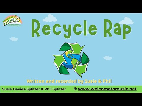 Recycle Rap - Reduce, Reuse, Recycle - an Earth Day & Environment Day song for kids by Susie & Phil