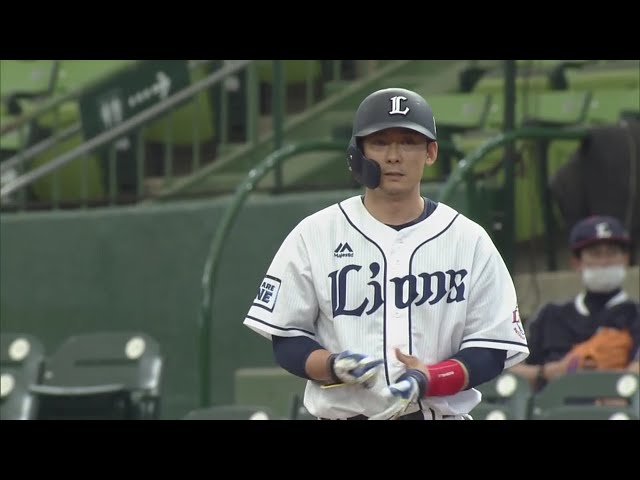 【ライオンズ紅白戦】ベテランの一打!! 栗山が先制となるレフトへのタイムリーヒットを放つ!! 2020/5/30