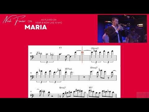 Nick Finzer MARIA Jazz Trombone Solo - Incredible!