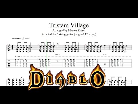 Tristram Village (Diablo) - Guitar Tab