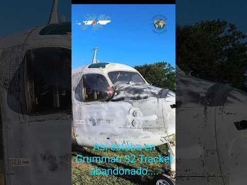 Un Grumman S-2E Tracker es revivido como Museo de Guerra #argentina #shorts #reels #buenosaires