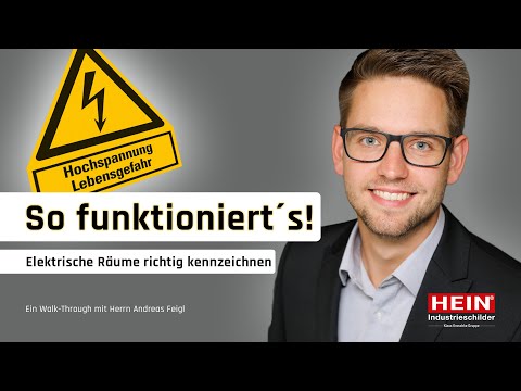 SO FUNKTIONIERT´S ⚠️ – Tipps vom Profi | Elektrische Betriebsräume sicher kennzeichnen