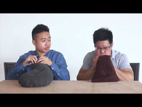 Very Soft Material Aubergine Pillow, For Traveling & Sleeping, Size: Standard