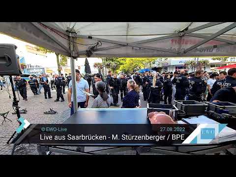 Live aus Saarbrücken - Michael Stürzenberger BPE (13-18 Uhr)