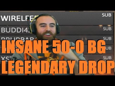 Bajheera - INSANE 50-0 Fury Warrior BG Rampage [LEGENDARY DROP] - WoW Legion 7.3 Warrior PvP