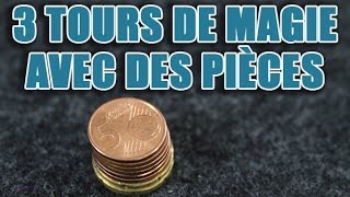 Un magicien vous révèle 3 super tours de magie avec des pièces de monnaie