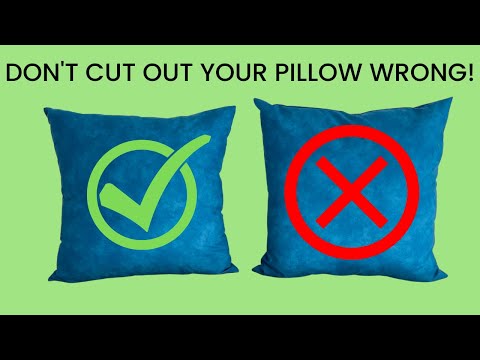 How To Cut Fabric For Pillow Covers
