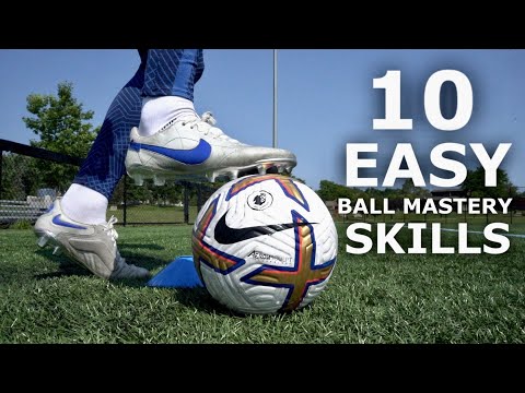 10 EASY Ball Mastery Exercises For Beginners | Improve Your Ball Control