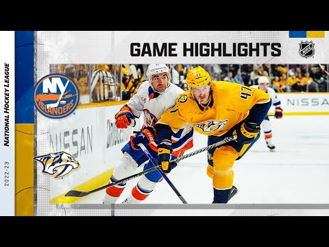 Islanders @ Predators 11/17 | NHL Highlights 2022