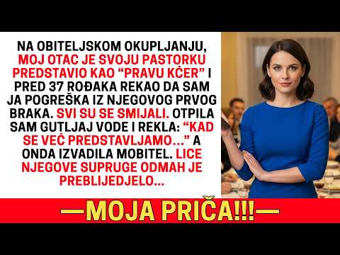 „TI SI MOJA POGREŠKA“, REKAO JE OTAC PRED 37 ROĐAKA — A ONDA SAM OTKRILA PORUKE NJEGOVE ŽENE