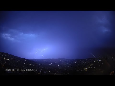 2020-08-16 timelapse of lightning storm and amazing clouds in San Francisco