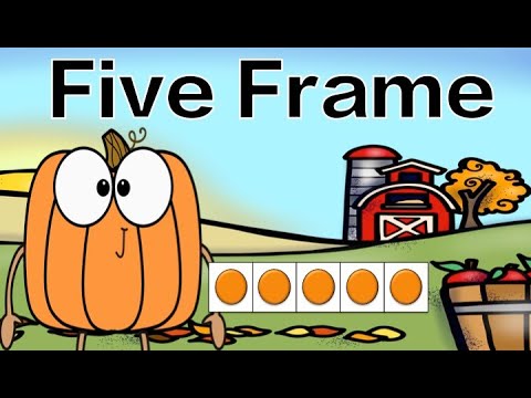 Thanksgiving Five Frame Subitizing Math Brain Break