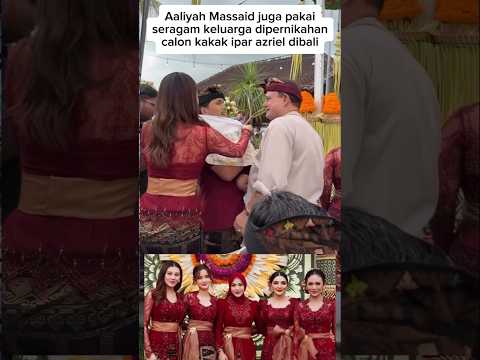 Aaliyah Massaid also wore the same family uniform as Aurel, Krisdayanti and Ashanty in Bali