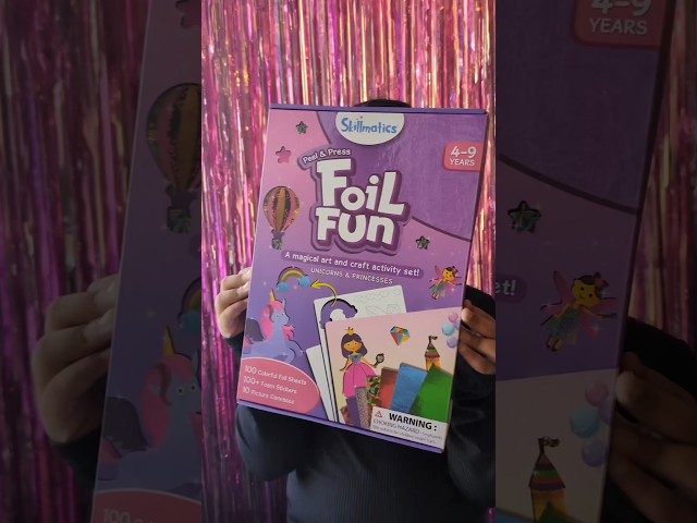 Vídeo relacionado con UYUYong 9 Piezas Arte de Papel de Aluminio Actividad Creative Puzzle Puncture Painting Diversión de Papel de Aluminio Foil Art Poke-In Craft DIY, para Kits de Artesanía Educativa