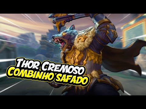 THOR CREMOSO! É O COMBINHO SAFADO! - ⚡ Smite BR Ranked Conquista