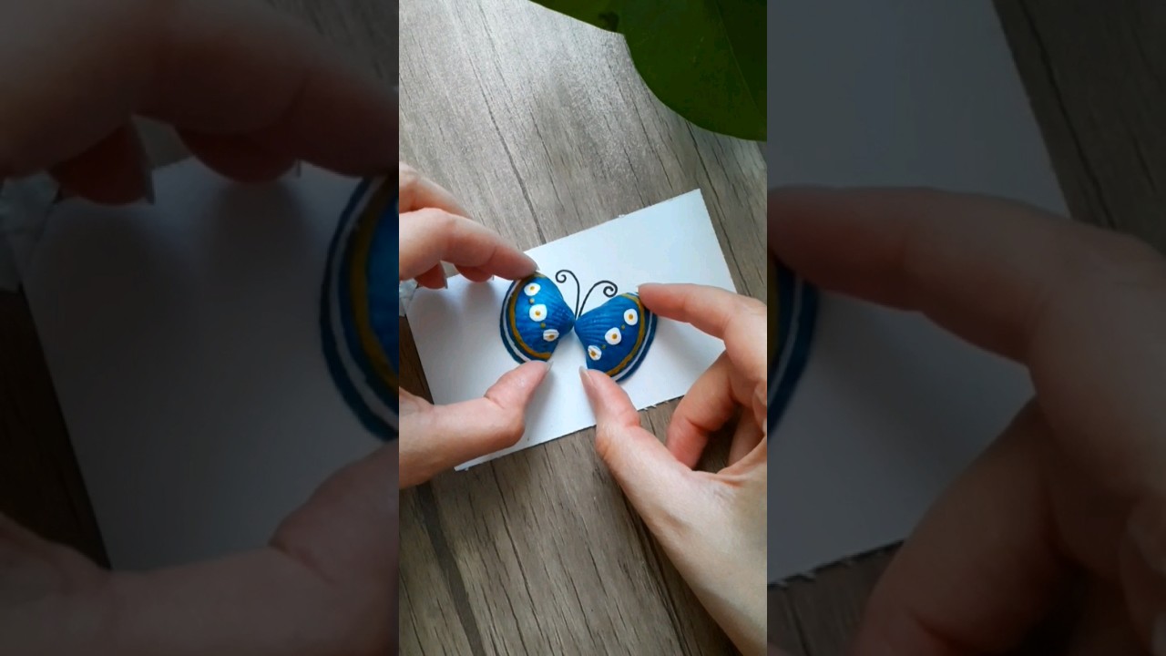 satisfying & creative painting #short #butterfly #seashell #art