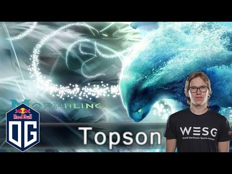 OG.Topson Morphling Gameplay - Ranked Match - OG Dota 2.