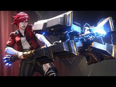Cait and Vi vs Chemtank Berserkers | Memorial Attack | Arcane Fight Scene