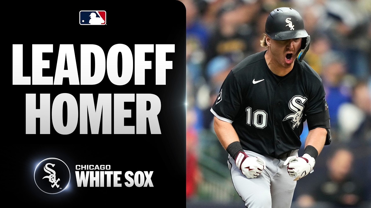 Chase Meidroth hits the first leadoff home run on Opening Day in Chicago White Sox HISTORY! 🤯