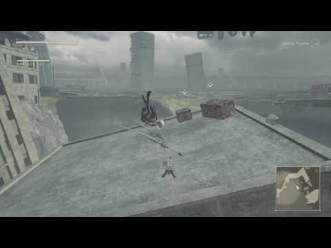 NieR:Automata Secret Chest in Flooded City