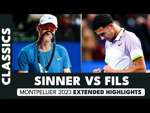 21-Year-Old Jannik Sinner vs 18-Year-Old Arthur Fils! | Montpellier 2023 Extended Highlights