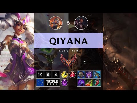 Qiyana Mid vs Lucian - EUW Grandmaster Patch 14.14