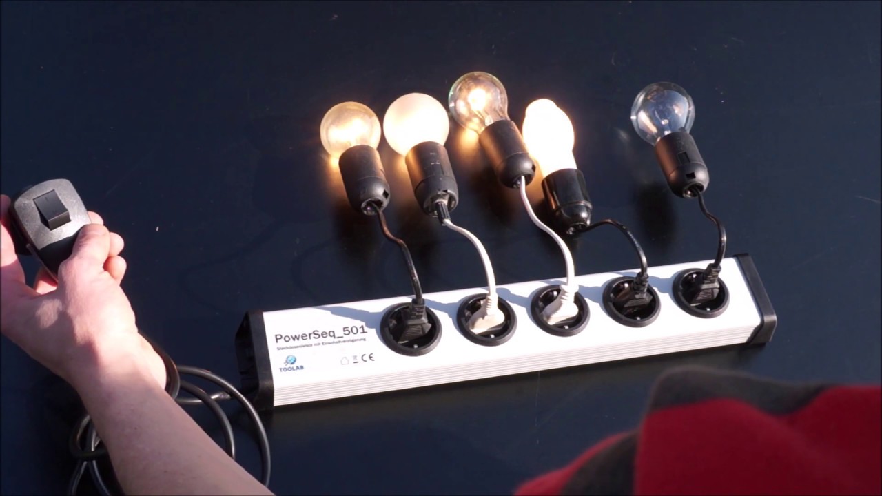 Demonstration des PowerSeq_501 Einschaltstrombegrenzers