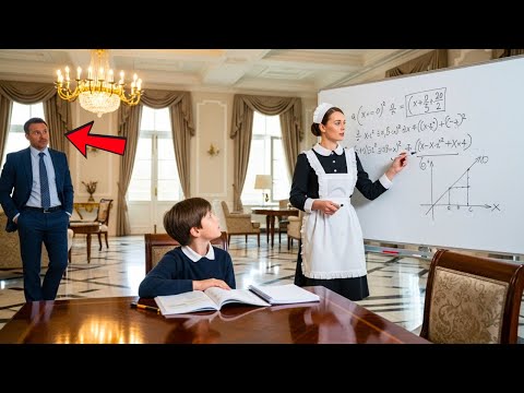 Il MILIONARIO tornò a casa prima — e restò scioccato nel vedere la DOMESTICA insegnare a suo FIGLIO!