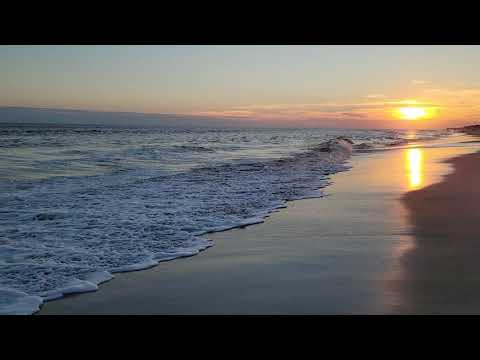 Oak Island Beach North Carolina Sunset - Beautiful