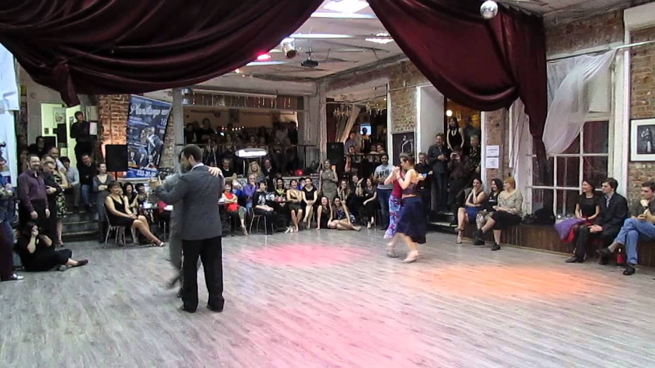 Alex Krupnikov, Ekaterina Lebedeva, Anna Sokolova, Maxim Izvekov 4-4, 7/02/2015, Planetango club