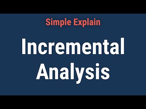 What Is Incremental Analysis?