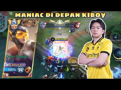 REASKI ONIC KIBOY SEEING TOP 1 GLOBAL MIYA‼️- MOBILE LEGENDS