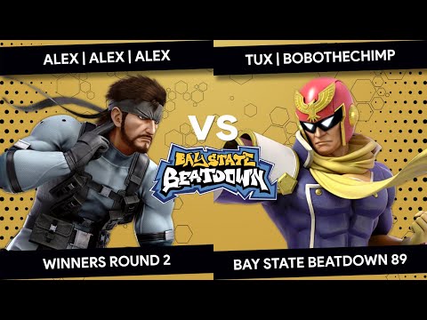 Bay State Beatdown 89 - Alex | Alex | Alex (Snake) vs Tux | BoboTheChimp (Falcon) - Winners Round 2