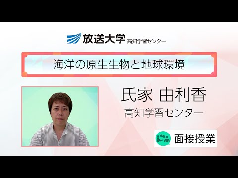 海洋の原生生物と地球環境（高知学習センター）／氏家　由利香（高知大学教授）
