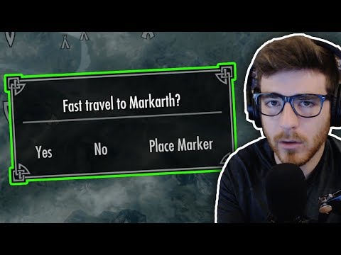 Can you beat Skyrim Fast-Travel with unlimited Run Speed?