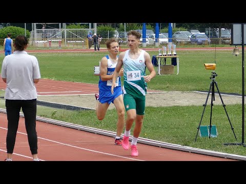 Lan Martin Cirman (SLO) 800 m Boys U18 2:01.25 1st Place 4 Cities Tournament Zagreb 2023