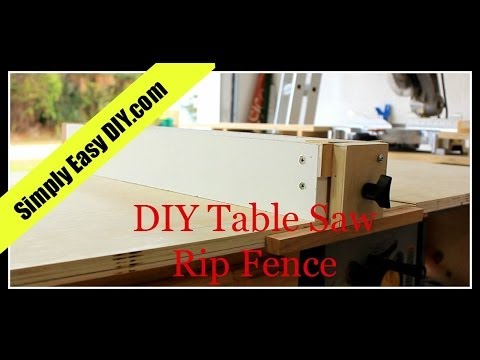  (DIY Table Saw Workstation Part 2 - Rip Fence)