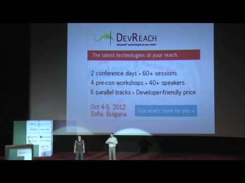 DevReach 2012 Official Opening & Welcome Message - Martin Kulov and Steve Forte
