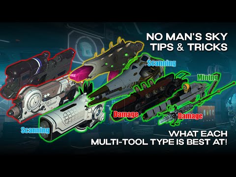 No Man's Sky | Tips & Tricks | What Each Multi-tool Type is Best At! | Worlds Part 2 5.5