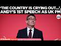 FULL Change Starts With Honesty New UK PM Andy Burnham Admits Politics Has Failed Britons