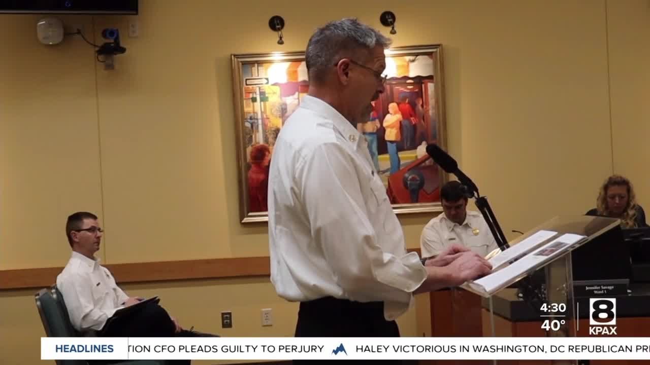 Missoula City Council to vote on proposed Missoula Fire Department levy